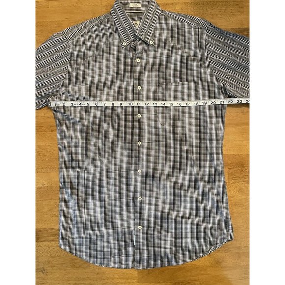 Peter Millar Long Sleeve, Button Up Casual Dress Shirt‎ Black Purple Medium - Picture 4 of 5